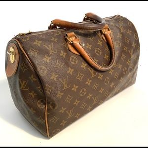 Original Vintage Monogram Canvas Speedy Bag, 1970s -1980s